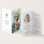 Catholic Prayer Cards | Sacred Heart Mary 3