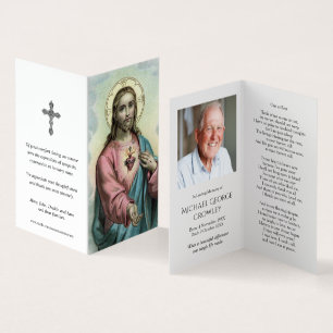 Catholic Prayer Cards   Sweet Heart Jesus