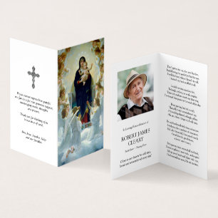 Catholic Prayer Cards   Virgin & Angels