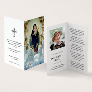 Catholic Prayer Cards   Virgin & Angels