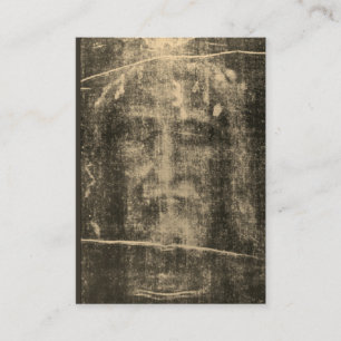 Catholic Prayer Holy Face of Jesus Shroud Turin Place Card