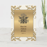 Catholic Priest Anniversary Ordination Gold