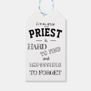 Catholic PRIEST Appreciation Thank you favour Gift Tags