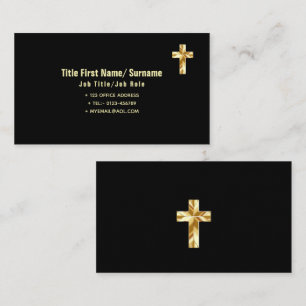 Catholic Priest Church Contact Clergy Faith  Business Card