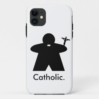 Catholic Priest Meeple iphone case