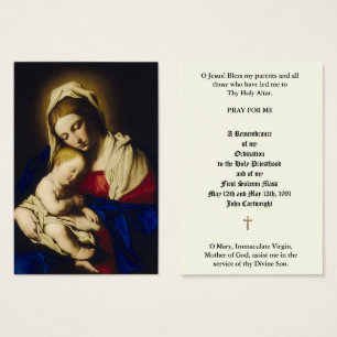 CATHOLIC PRIEST ORDINATION ANNIVERSARY HOLY CARDS