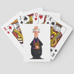 Catholic Priest Playing Cards