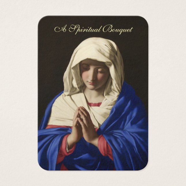 Catholic Priest Spiritual Bouquet Holy Cards (Front)