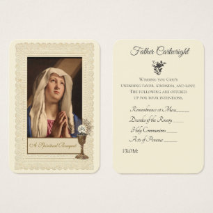 Catholic Priest Spiritual Bouquet Virgin Mary