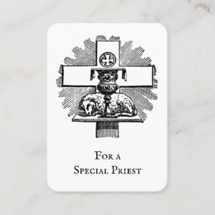 Catholic Priest Spiritual Prayer Bouquet Place Card
