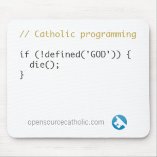Catholic Programmer's Mousepad