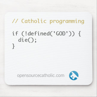 Catholic Programmer's Mousepad