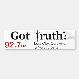 Catholic Radio Bumper Sticker (Iowa City)