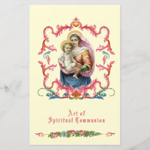 Catholic Religious Spiritual Communion Mary Jesus