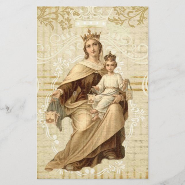 Catholic Religious Spiritual Communion Mary Jesus (Front)