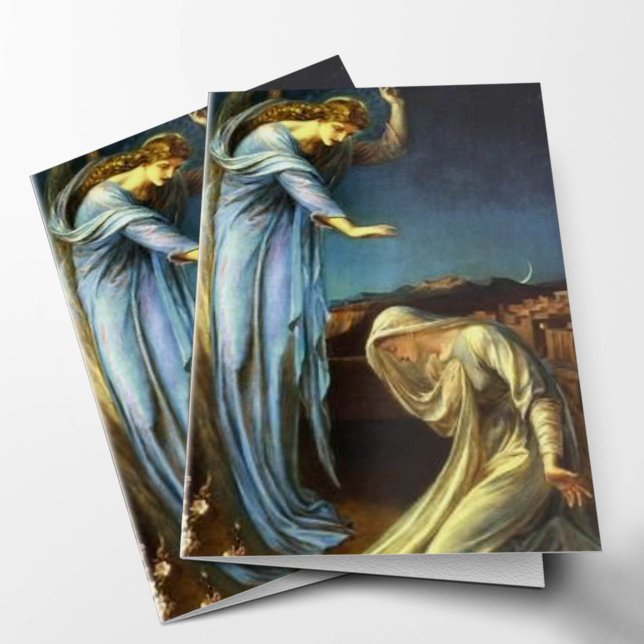 Catholic Religious Sympathy Funeral Thank You Card (Annunciation Catholic Religious Condolence Sympathy Bereavement Funeral Thank You Card)