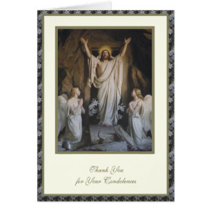 Catholic Resurrection Religious Funeral Condolence
