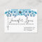 Catholic Rosary Religious Blue Floral