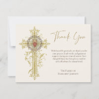 Catholic Sacred Heart Jesus Funeral Sympathy