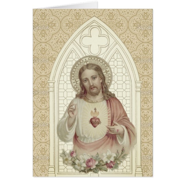 Catholic Sacred Heart Jesus I Trust in Thee (Front)