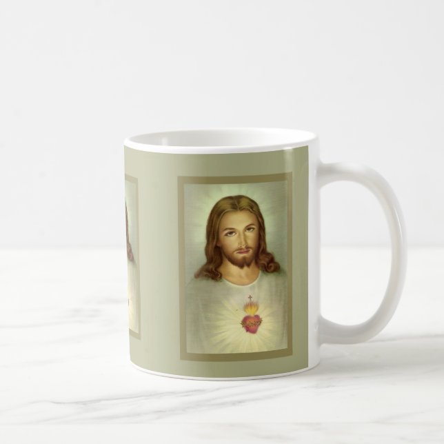Catholic Sacred Heart of Jesus Coffee Mug (Right)