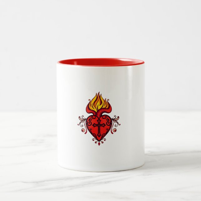 Catholic Sacred Heart of Jesus Coffee Mug (Center)