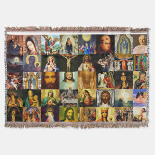 Catholic Saints Throw Blanket