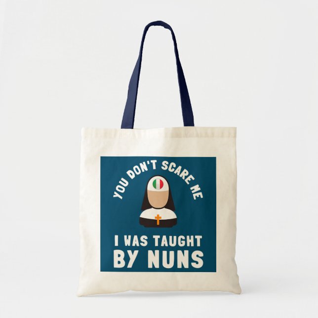Catholic School Nun Church Mass And Christian Tote Bag (Front)