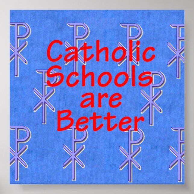 Catholic Schools Poster (Front)