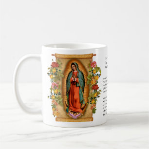 Catholic Spanish Guadalupe Religious Virgin Mary Coffee Mug