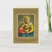 Catholic St. Anne Mother of Mary Note Card