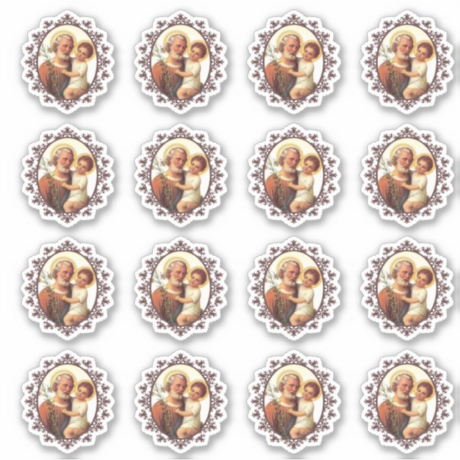 Catholic St. Joseph Child Jesus Religious Vinyl (Front)