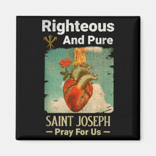 Catholic St. Joseph, Patron Saint Of Fathers, Pray Magnet
