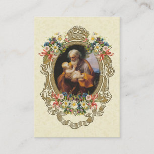 Catholic St. Joseph Spiritual Bouquet Holy Cards