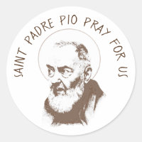 Catholic St. Padre Pio Capuchin Brown