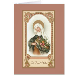 Catholic St. Rose Viterbo Religious Vintage