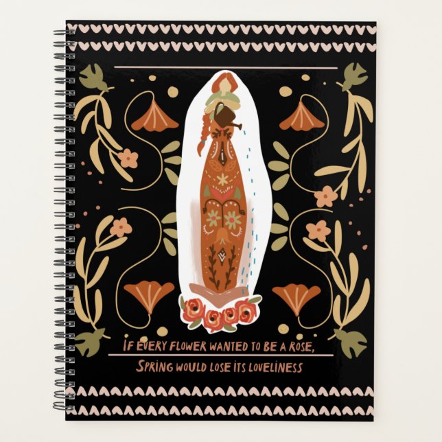 Catholic St. Therese of Lisieux Little Flower Planner (Front)