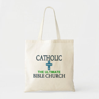CATHOLIC The Ultimate Bible Church Tote Bag