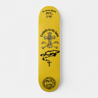 Catholic to the bone - Skateboard, 7¾" Deck Skateboard