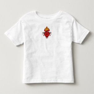 Catholic Toddler's Sacred Heart of Jesus Tee Shirt