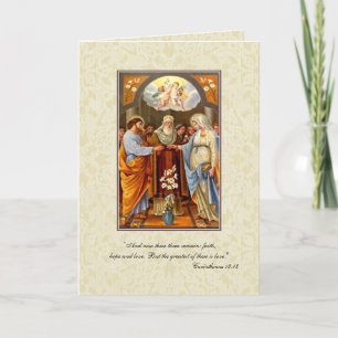 Catholic Traditional Bridal Wedding Invitation