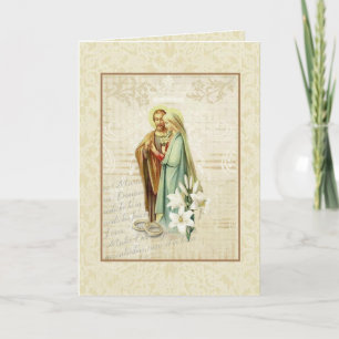 Catholic Traditional Church Wedding Invitation