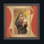 Catholic Traditional Mary Communion Sacrament Gift Box<br><div class="desc">This personalised traditional  First Holy Communion keepsake jewellery box has a beautiful image of Our Lady of the Blessed Sacrament. It would be a perfect keepsake to store all the small gifts and mementos of that special occasion.</div>
