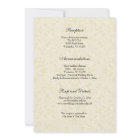 CATHOLIC VINTAGE FLORAL WEDDING INVITATIONS