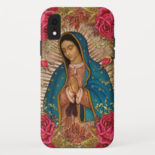 Catholic Virgin Mary Guadalupe Catholic Religious Case-Mate iPhone Case (Back)