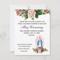 Catholic Virgin Mary May Crowning Religious Event