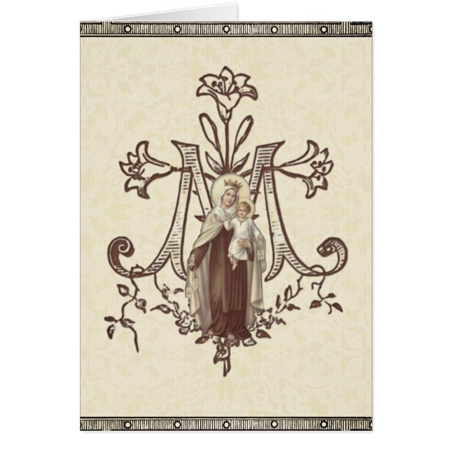 Catholic Virgin Mary Mount Carmel Religious (Front)