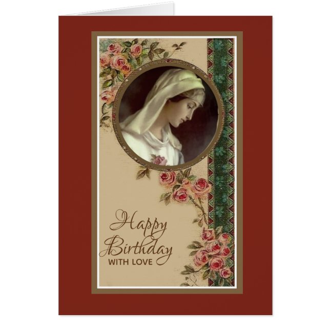 Catholic Virgin Mary Religious Birthday (Front)
