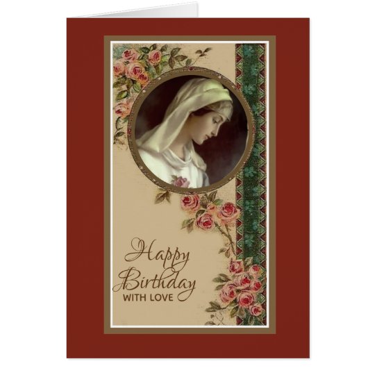 Catholic Virgin Mary Religious Birthday | Zazzle.co.uk