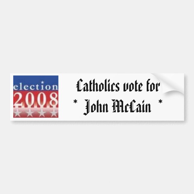 Catholic Vote1 Bumper Sticker (Front)